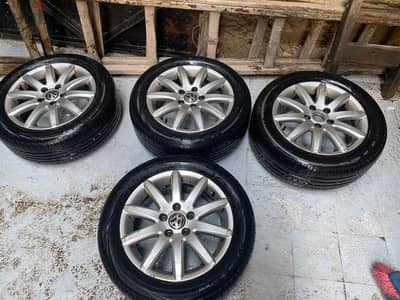 طقم جنوط 16 اصلي - Volkeswagen Orignal Rims 16