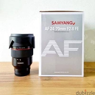 Samyang AF 24:70  F/2.8 استعمال بسيط زي الجديدة بعلبتها