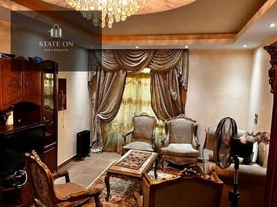 شقة مفروشة سوبر لوكس للإيجار من المالك مباشرة في النرجس عمارات – 145م + جنينة 51م