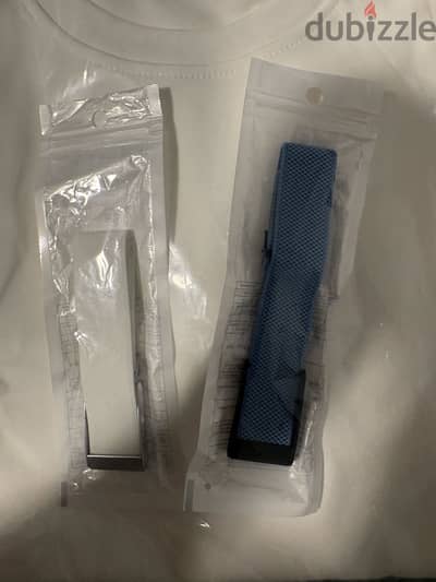 Blue and white whoop 4.0 straps