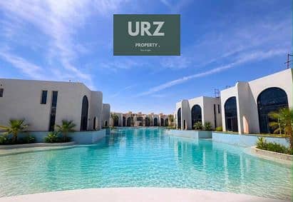 First row fully finished corner townhouse with panoramic view 10 year installments in Ras El Hekma near Telal Amwaj Sol Solare Swan Lake Cascada