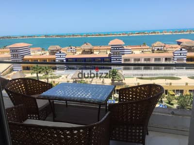 شاليه للايجار  بورتو مارينا  ع البحر مباشر مارينا 3 الساحل الشمالى   Porto Marina