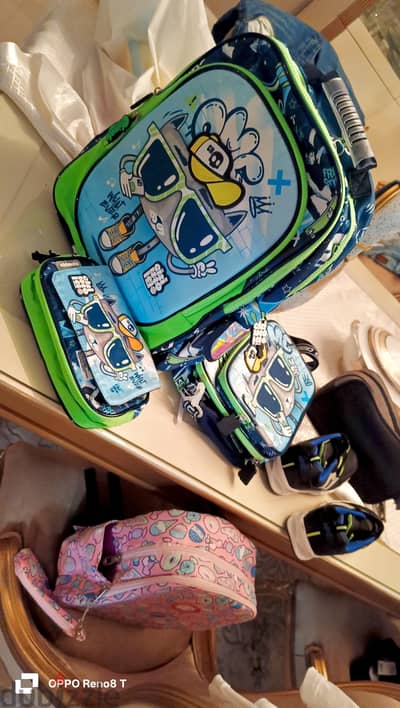 chimola school bag backpack set - شنطة مدرسة