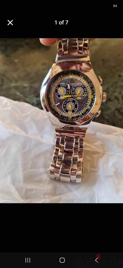 Swatch Swiss irony size 48 usa water resistant