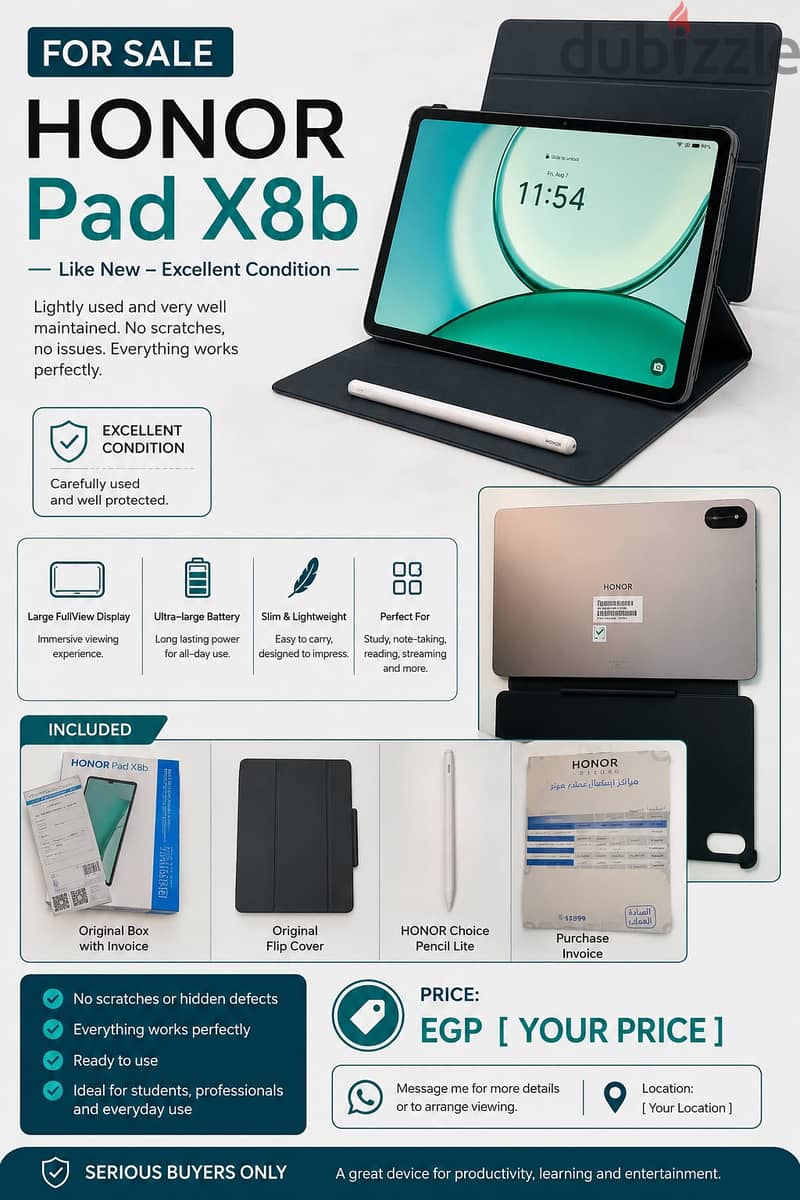 honor pad x8b 7