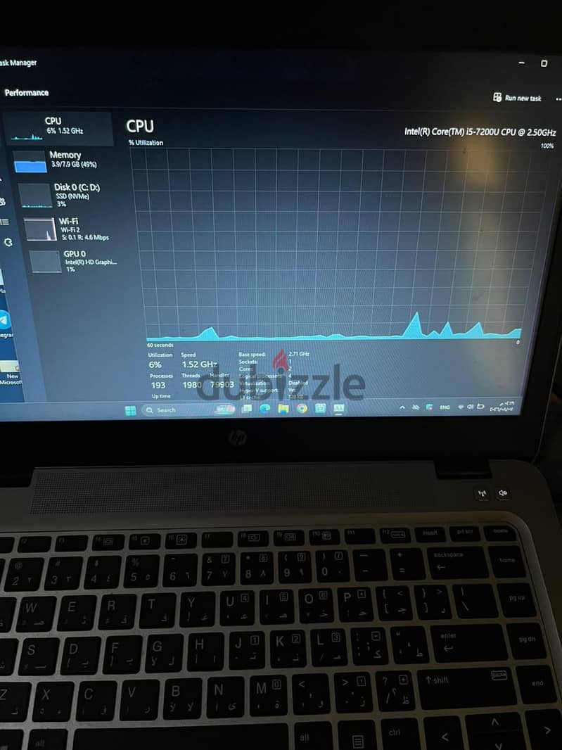 Intel core i5 -7200 CPU @ 2.50GHz 1