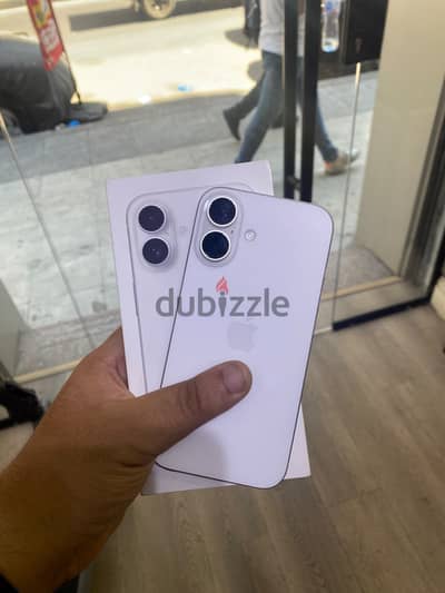 iphone 16 128white used 92battry