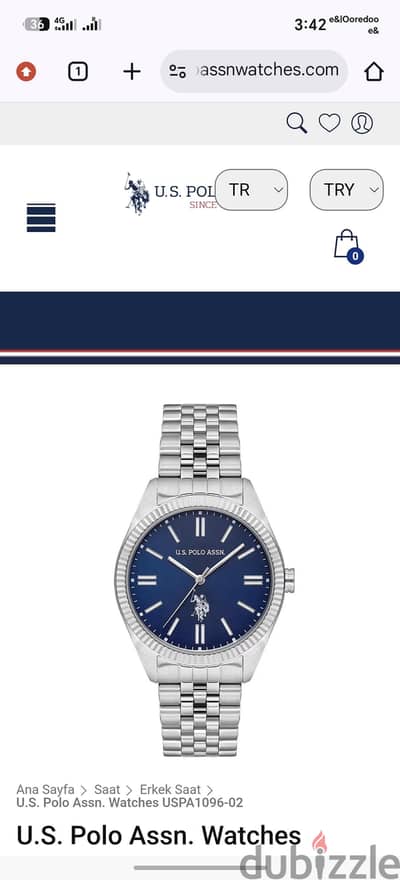 USD  ساعة ساعة رجالية U. S. Polo Assn. Watches USPA1096-02