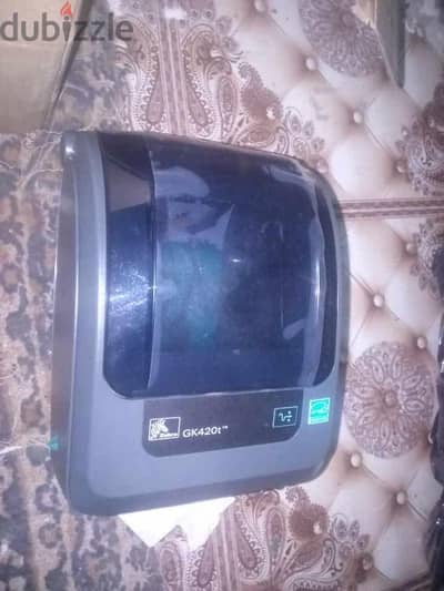 Zebra GK420. t طابعة ليبل / باركود بتشتغل حراري