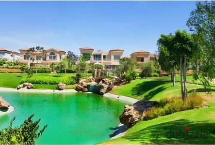 Full furnished townhouse for rent in Bellagio compound 5th settlement at New Cairo with swimming pool