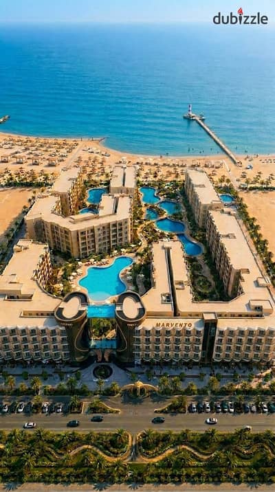 Beachfront Apartment for Sale in Hurghada Marvento with Sky Pool and 5 Years intallments