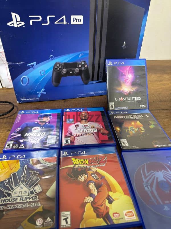 PS4 Pro + 7 Games 1