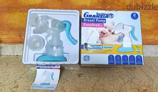 شفاط ثدي يدوي Granzia Bambino بحالة الزيرو