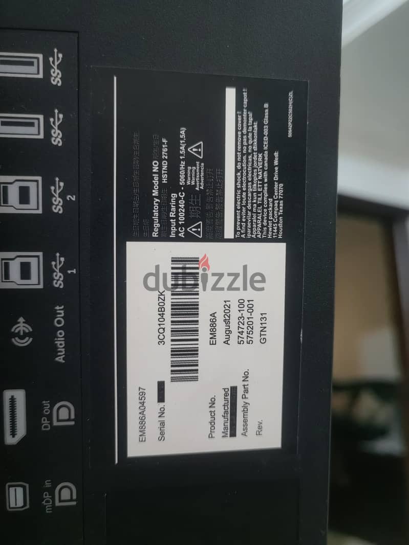 dell ultrasharp 27 inch 2k ips frameless 3