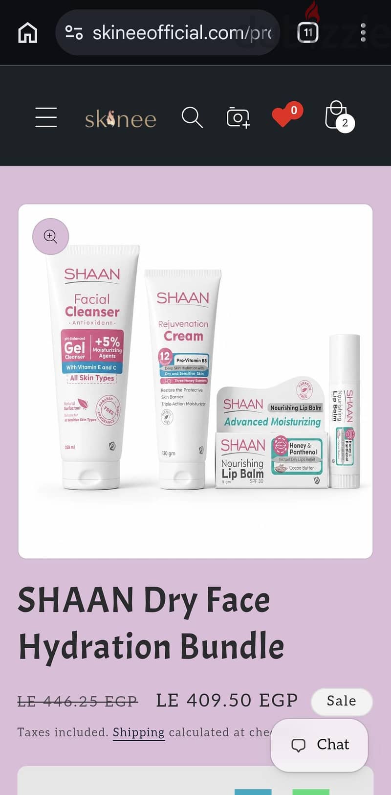 SHAAN Dry Face Hydration Bundle 1
