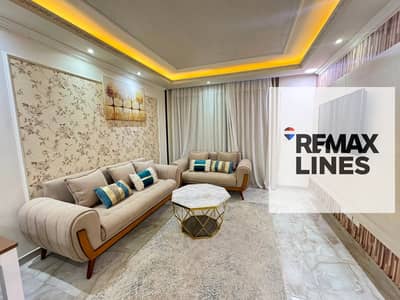 Furnished apartment for rent in Madinaty 102m Super Lux finishing, first residence B6, a unique opportunity for furnished rent in Madinaty at a hotel-level and a distinguished location