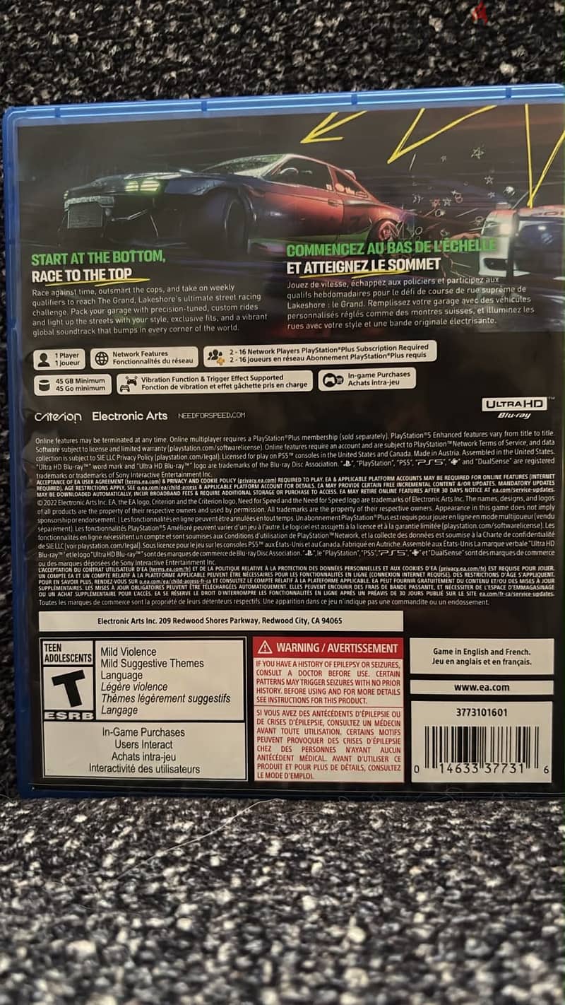 Need for speed unbound ps5 1