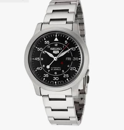 Seiko 5 Automatic SNK809 SNK809K1 SNK809K 21 Jewel Men's Watch