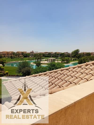 Independent villa overlooking the lakes in Madinaty in the best locations without finishing buildings 555m