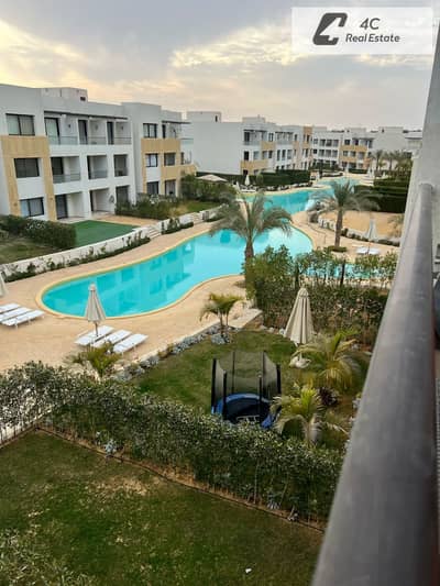 Ready to move resale chalet with lagoon view below market price in Azha Ain Sokhna, near Porto Sokhna and Zaafarana Road, for sale