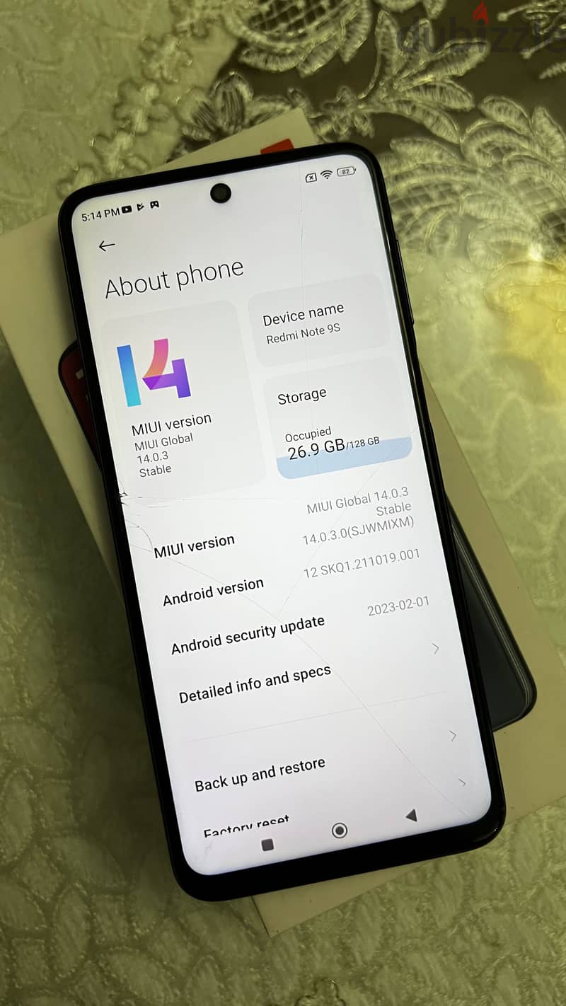 Redmi note 9s 5
