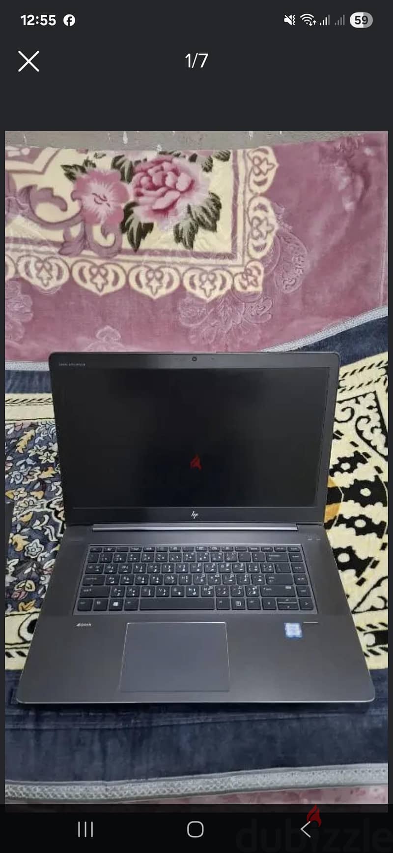 لابتوب اتش بي HP ZBook Studio G4 i7 7th | 16GB RAM | 512 SSD | Quadro 2