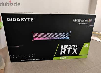 Gigabyte GeForce RTX 3060 Ti VISION OC 8G كرت شاشة