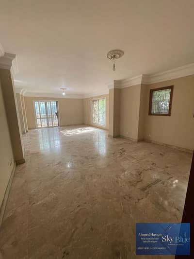 For sale, an apartment of 243 m and a garden of 60 m in Madinaty, in front of the club.