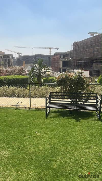 Fully Furnished Apartment for Rent at Al Marasem A spacious fully furnished apartment for rent at Al Marasem – New Cairo, featuring two private garden