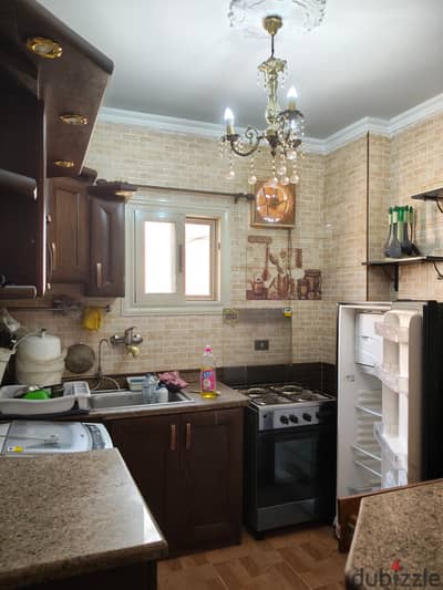 Furnished apartment for rent in Al-Mostathmer Al-Saghir 2 bedrooms and a bathroom kitchen and fully air-conditioned reception