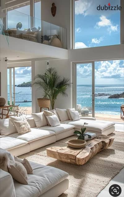 Chalet 207 meters with garden fully finished for sale directly on the sea in Mazarine Alamein New Alamein North Coast Mazarin Alamein North Coast