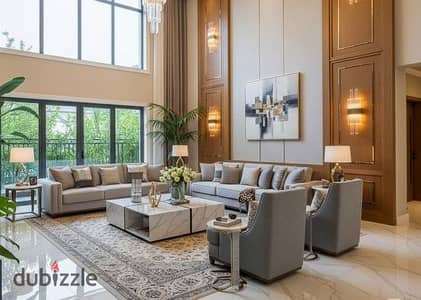 Two-story fully finished ultra modern villa with a private garden and a distinctive sea view in a prime location in New Heliopolis Two-story fully finished ultra modern villa with a private garden and a distinctive sea view in a prime location in New Heliopolis