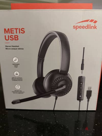 USB headset with microphone