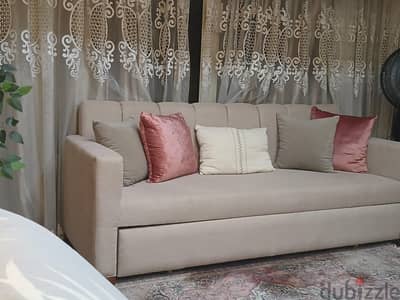 كنبة سرير ميكانيزم جديدة (ركنة) 90×130 | Brand New Sofa Bed Mechanism