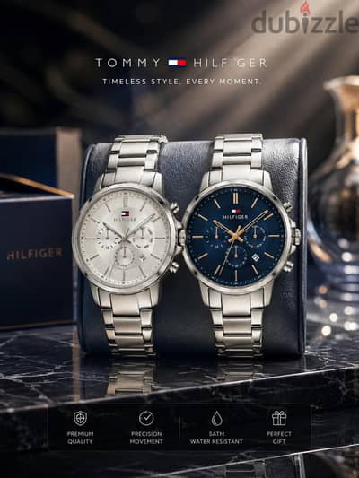 ساعه Tommy Hilfiger – White/Silver Dial