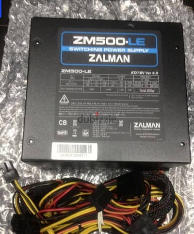 باور سبلاى / POWER SUPPLY ZELMAN 500W