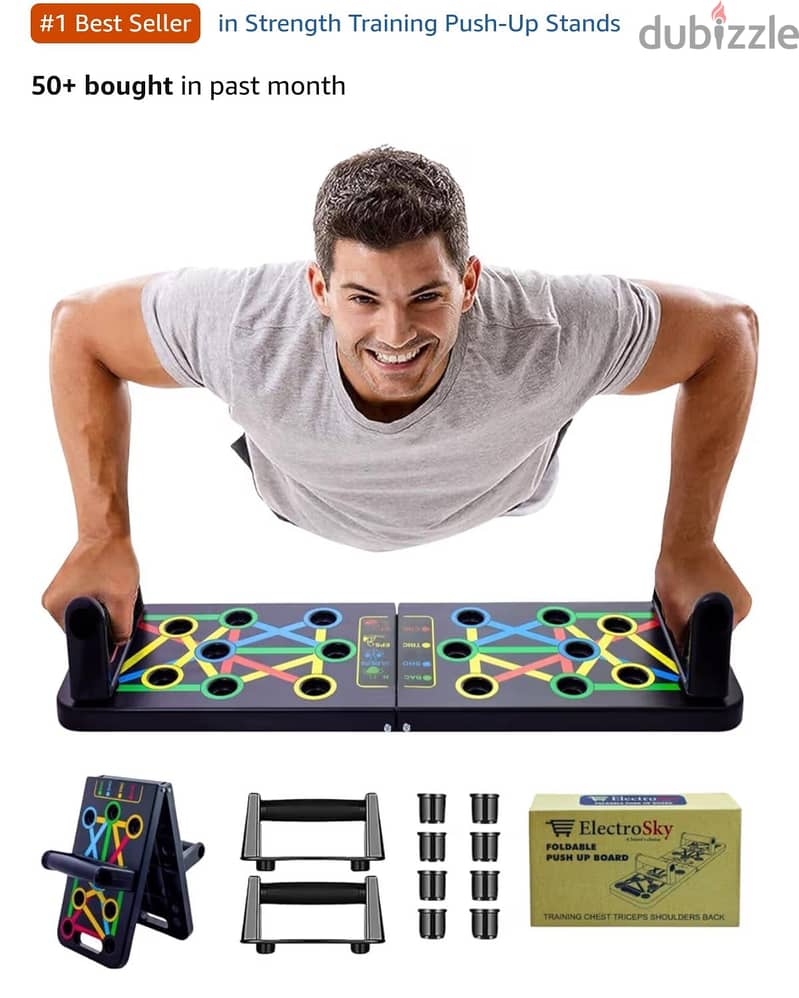 pushups board and Aps roller 4