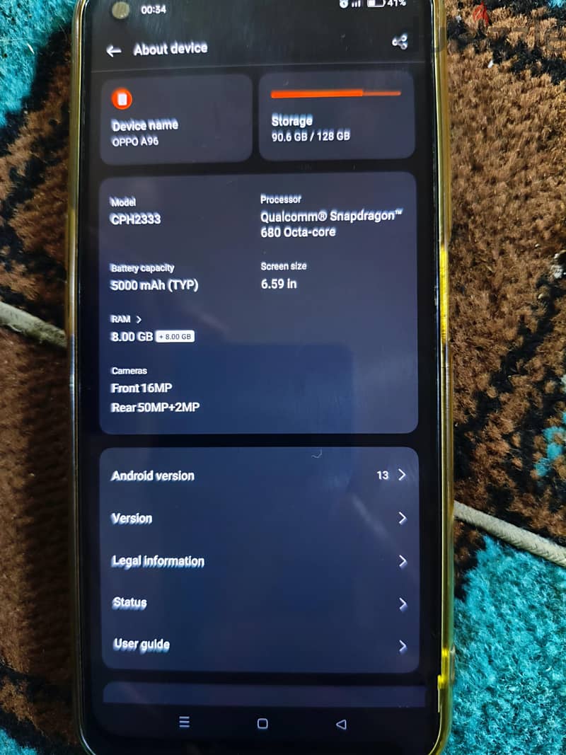 OPPO A96 2