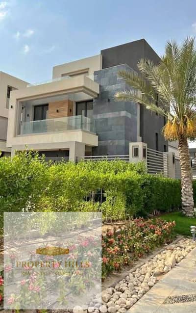 فيلا للبيع كورنر فيو خيالي علي landscape و برايم لوكيشن في تاج سيتي taj city علي أطول فتره سداد