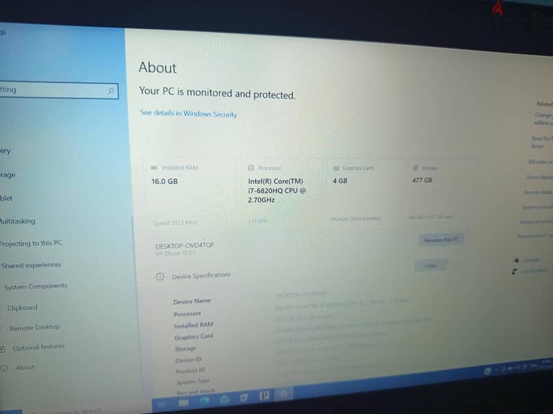 hp zbook i7 1