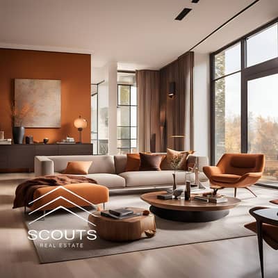 Apartment for sale Ready to move fully finished n Al Maqsed Compound New Administrative Capital n R3 area with a distinctive view of the Green River