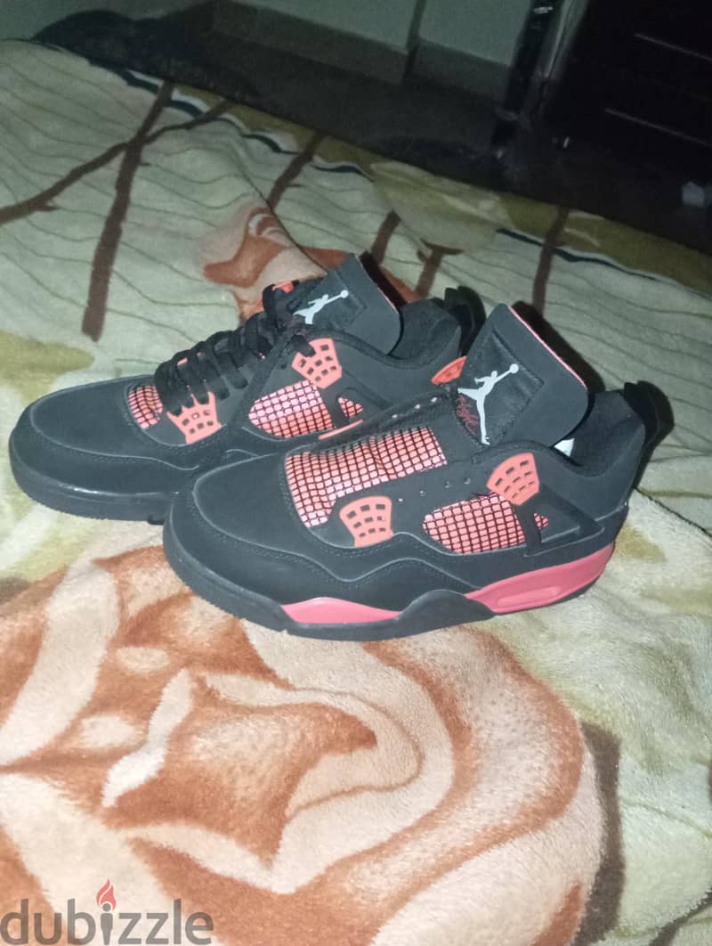 Jordan 4 Black Red 1