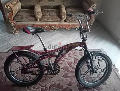 دراجة Roadix BMX مقاس 20 - كاوتش عريض 3.0 وجنوط نجمة بحالة ممتازة