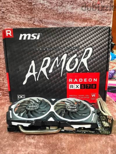 RX 570 4g استعمال شخصي من الزيرو