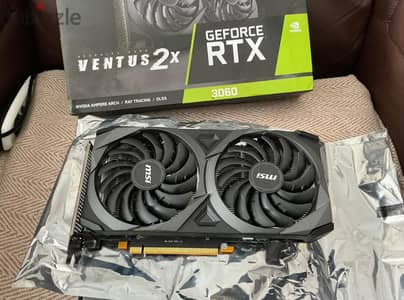 RTX Msi 3060 Ventus 2X 12GB كسر الزيرووو