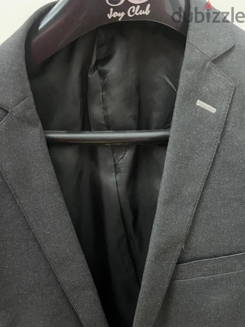 U. TURN grey suit (used) 1