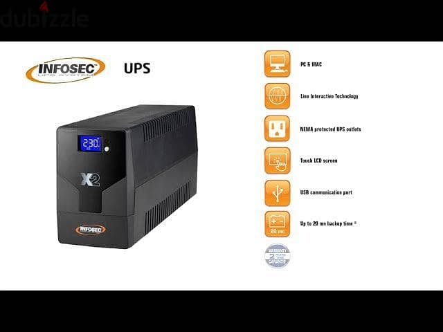 InfoSec UPS 1600VA 2
