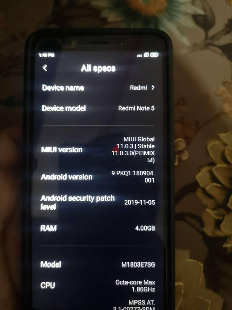 Xiaomi Redmi Note 5 Pro 1