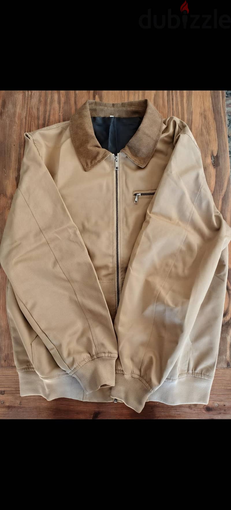 New Khaki Bomber Jacket, size L 1