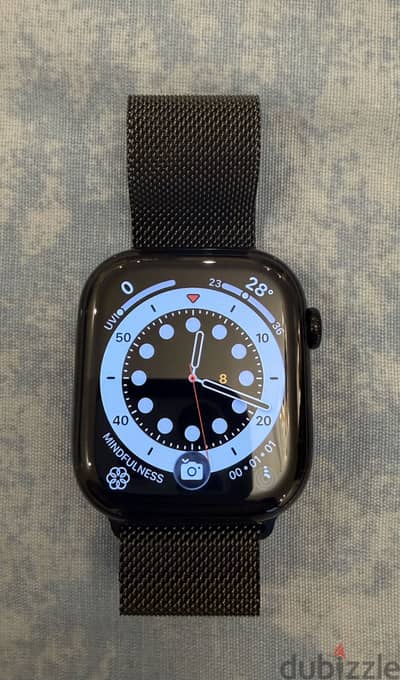 Apple watch 11 استخدام يوم الاستيك المعدن الاصلي